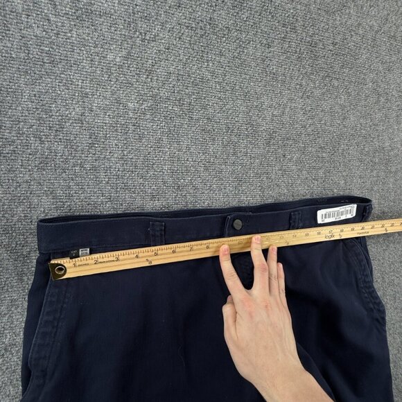 Carhartt FR CAT 2 Canvas Twill Pants Men 42x32 Navy Blue Work Fire Resistant - Picture 15 of 16
